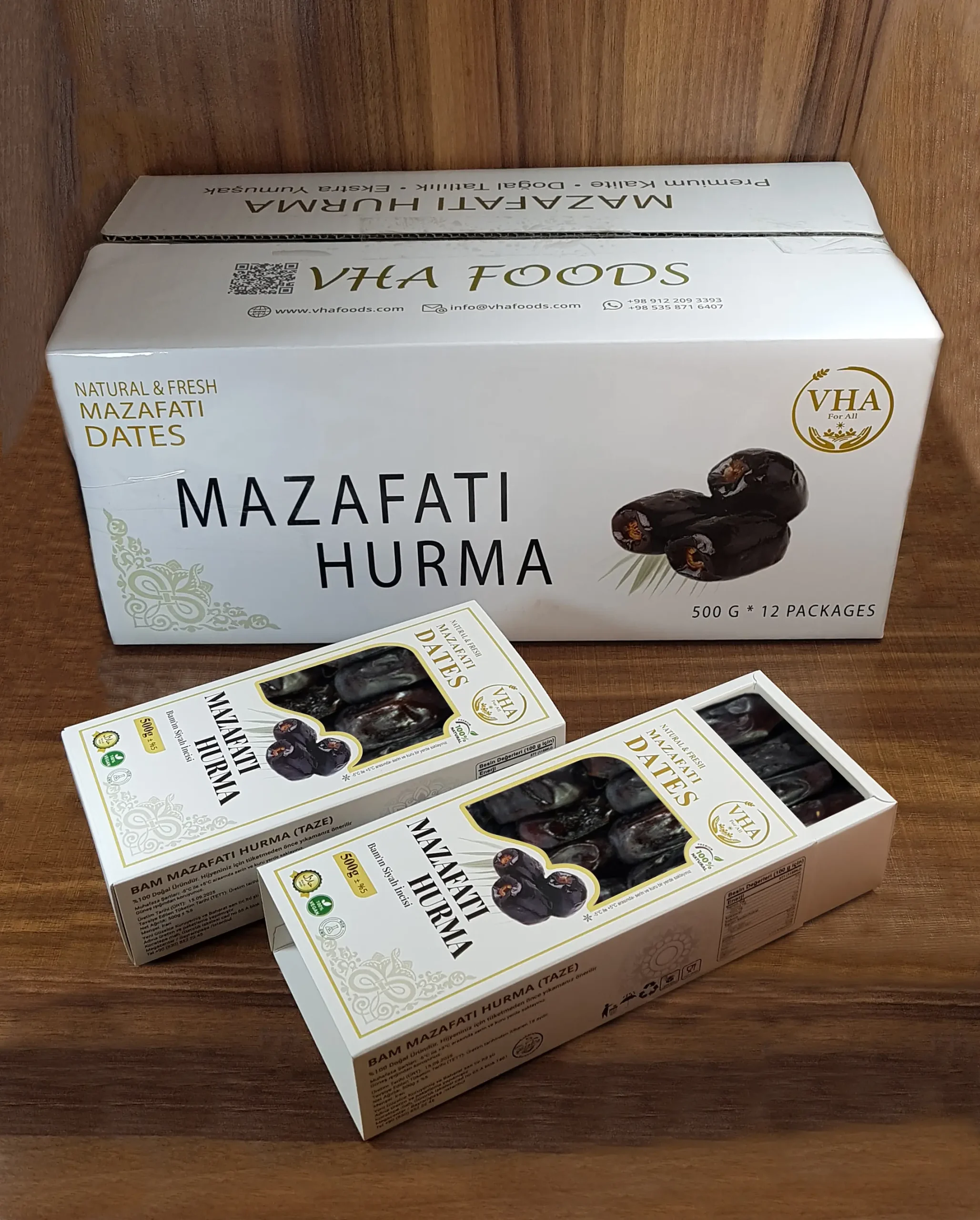 Premium Iranian Mozafati Dates luxury packaging